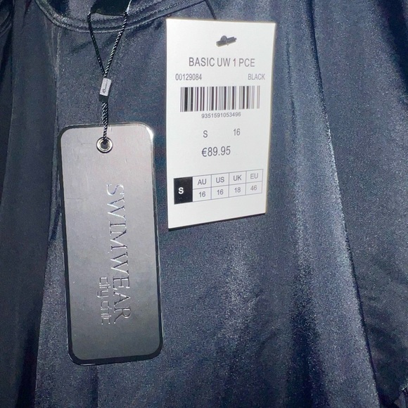 City Chic One Piece Black Swimsuit - Picture 3 of 4